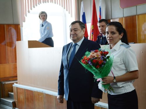 Сегодня Глава Ачинска Илай Ахметов поздравил сотрудников следственного подразделения МО МВД России «Ачинский»