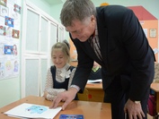 Председатель Ачинского городского Совета Сергей Никитин посетил школу-интернат №2 