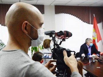 Председатель Ачинского городского Совета депутатов Сергей Никитин ответил на вопросы журналистов местных СМИ